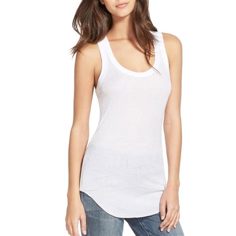 Women's White Tank Tops 